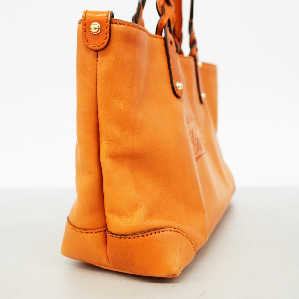 Gucci Python Leather Tote Bag Orange - image 2